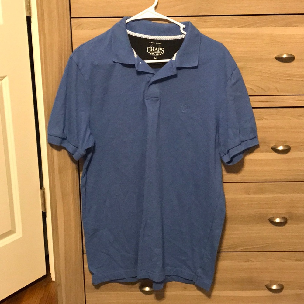 CHAPS blue polo - size medium